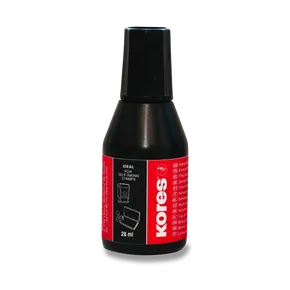 Razítkovací barva Kores - 28 ml černá